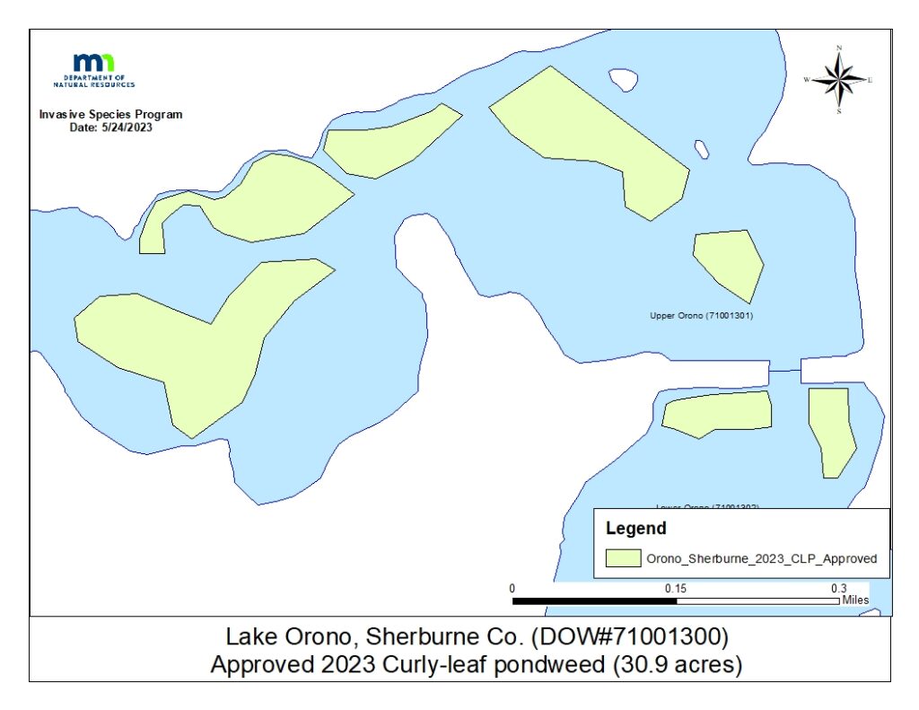 2023 DNR-approved treatment map